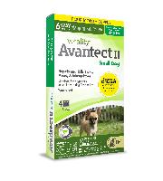 Vetality Avantect II for Small Dogs, 4-10 Pounds, 4 Doses